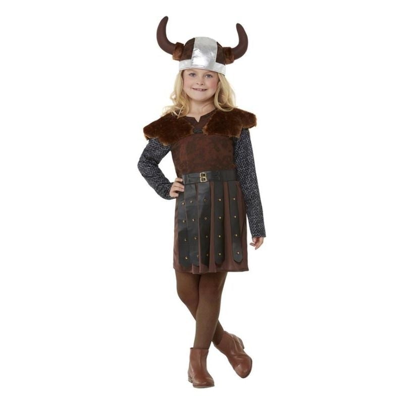 Costumes Australia Viking Princess Costume Brown_1