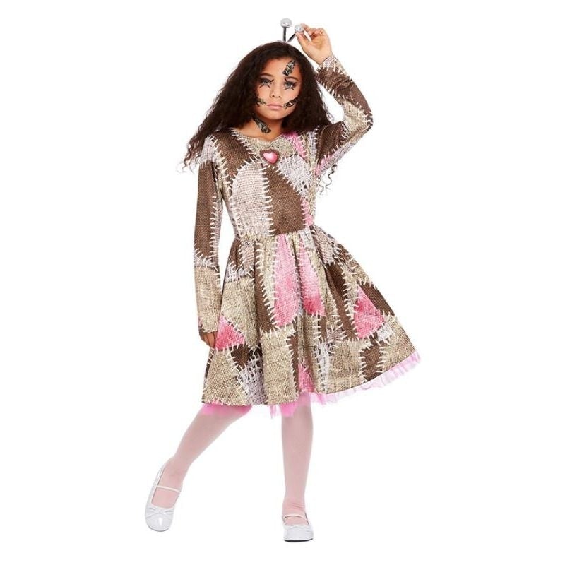 Costumes Australia Voodoo Doll Costume Girls Brown Dress_1