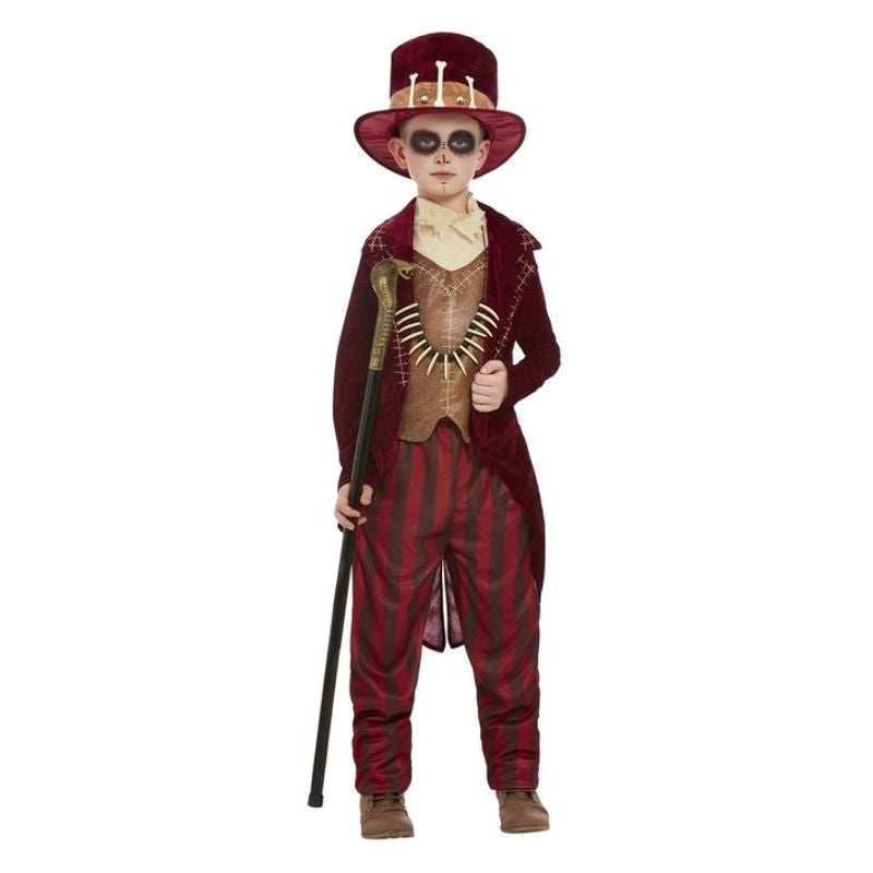 Costumes Australia Voodoo Witch Doctor Costume Burgundy_1