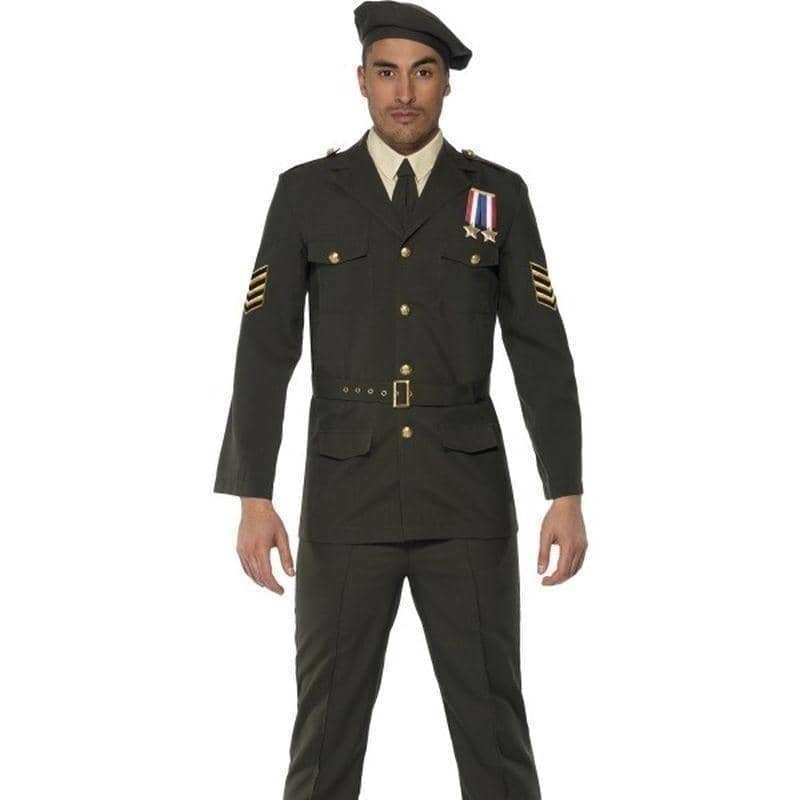 Costumes Australia Wartime Officer Adult Green_1