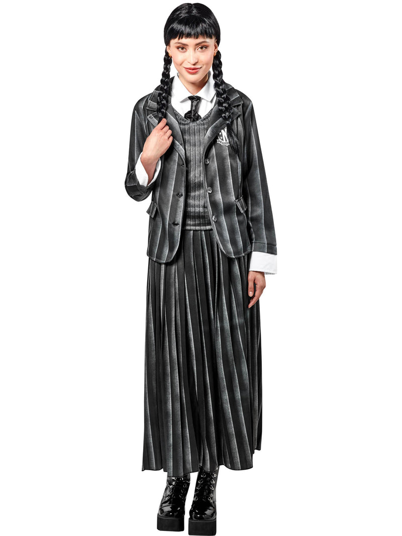 Costumes Australia Wednesday Addams Costume Nevermore School Uniform_1