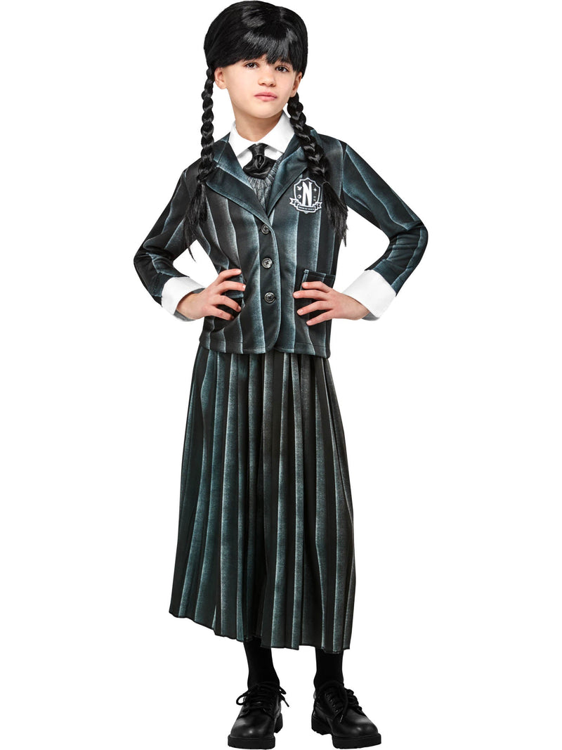 Costumes Australia Wednesday Addams Nevermore School Uniform Girls Costume_1