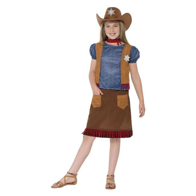 Costumes Australia Western Belle Cowgirl Costume Brown_1