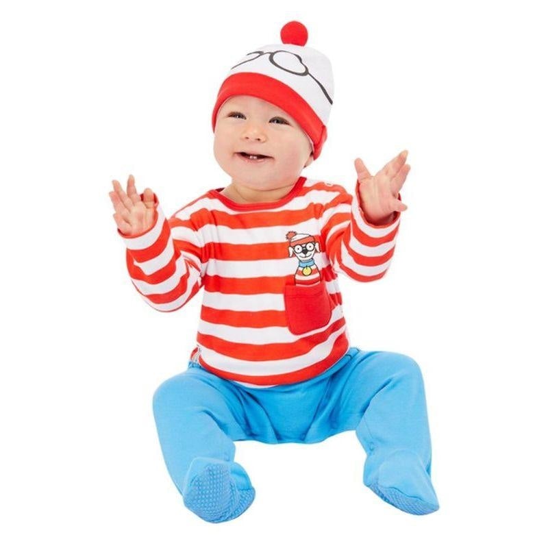 Costumes Australia Wheres Wally? Baby Costume Red & White_2