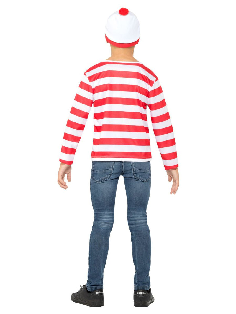 Costumes Australia Wheres Wally? Instant Kit Kids Red White_4