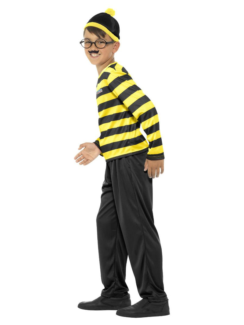 Costumes Australia Wheres Wally Odlaw Costume Kids Black_2