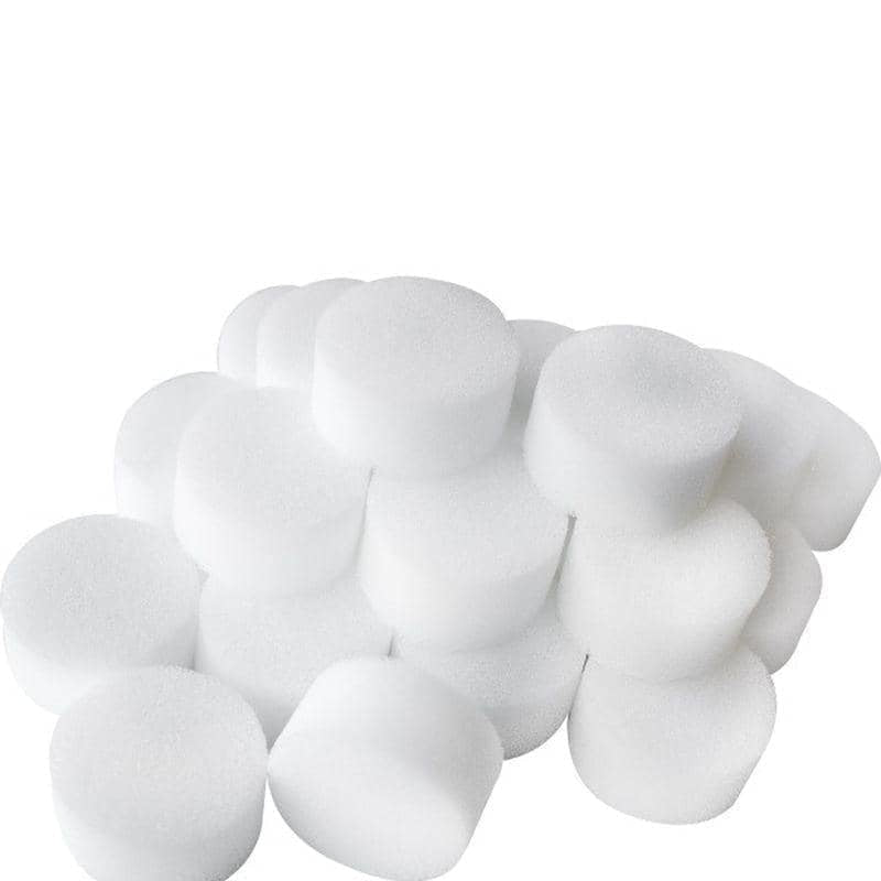 Costumes Australia White Foam Cosmetic Sponges Bag of 25_1