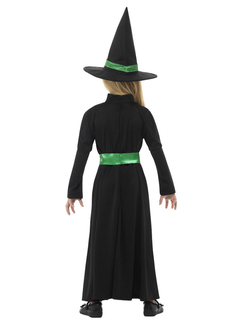 Costumes Australia Wicked Witch Costume Kids Black Green_4