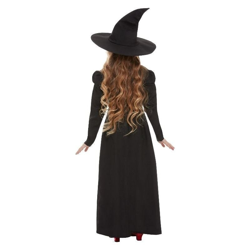 Costumes Australia Wicked Witch Girl Costume Child Black Dress With Hat_2