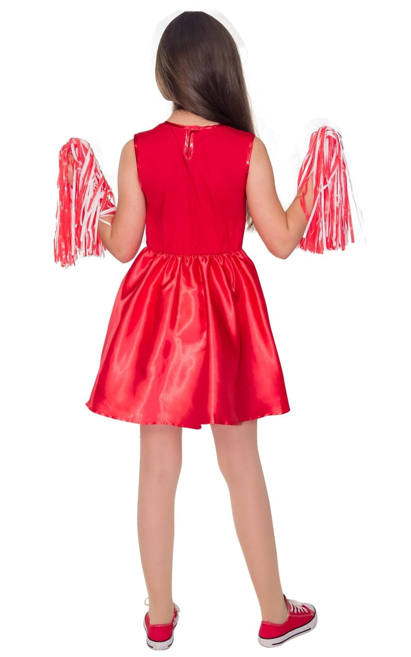 Costumes Australia WilDCat Cheerleader Dress and Pom Poms_2