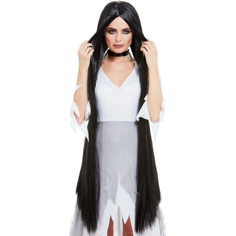 Costumes Australia Witch Wig Extra Long Adult Black_1