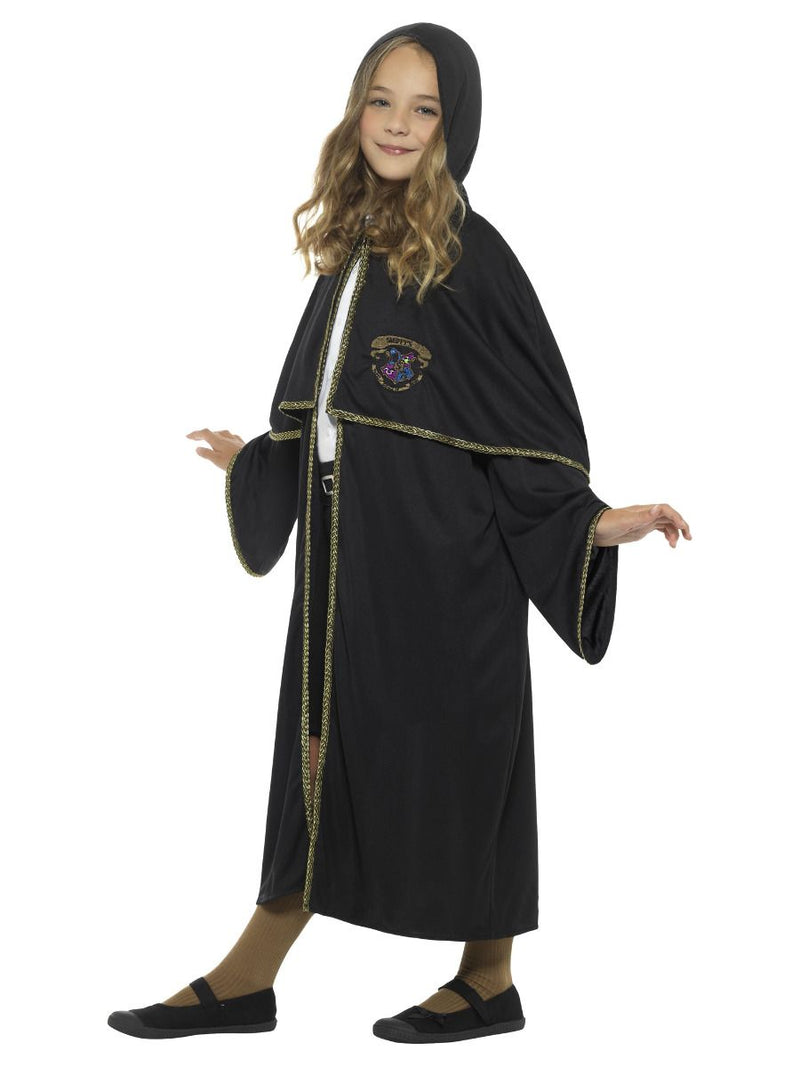 Costumes Australia Wizard Cloak Kids Black with Gold_4