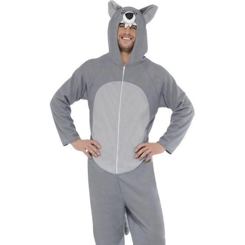 Costumes Australia Wolf Costume Adult Grey_1