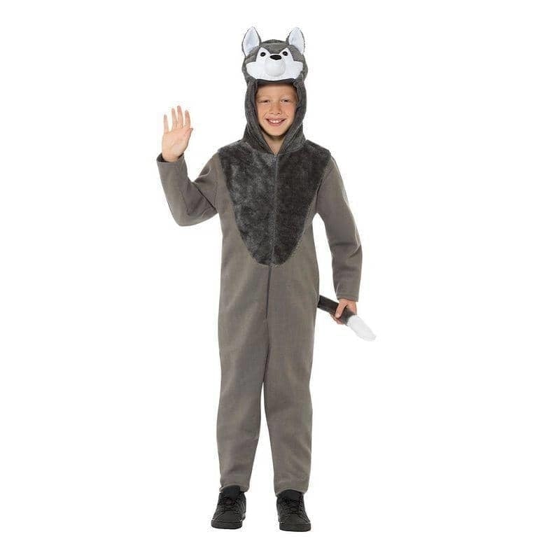 Costumes Australia Wolf Costume Child Grey_1