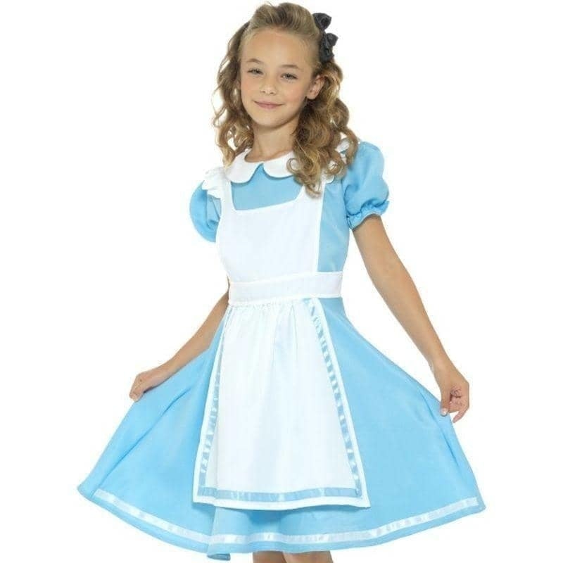 Costumes Australia Wonderland Princess Costume Kids Alice Dress Blue_1