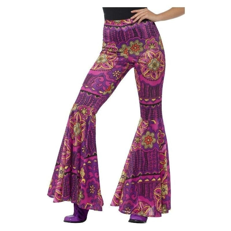 Costumes Australia Woodstock Psychedelic Flared Trousers Ladies_2