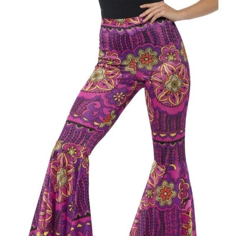 Costumes Australia Woodstock Psychedelic Flared Trousers Ladies_1