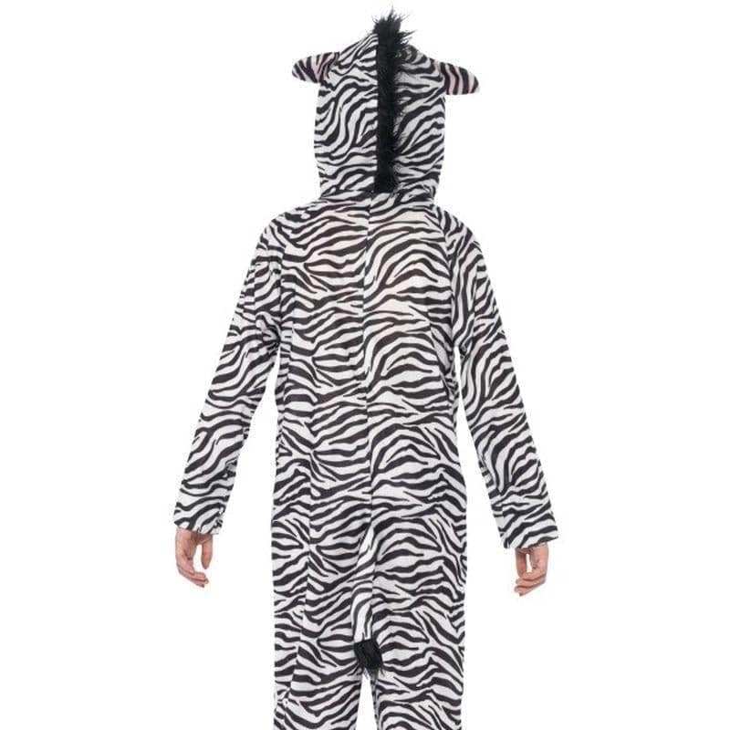 Costumes Australia Zebra Costume Kids Black White Onesie_2