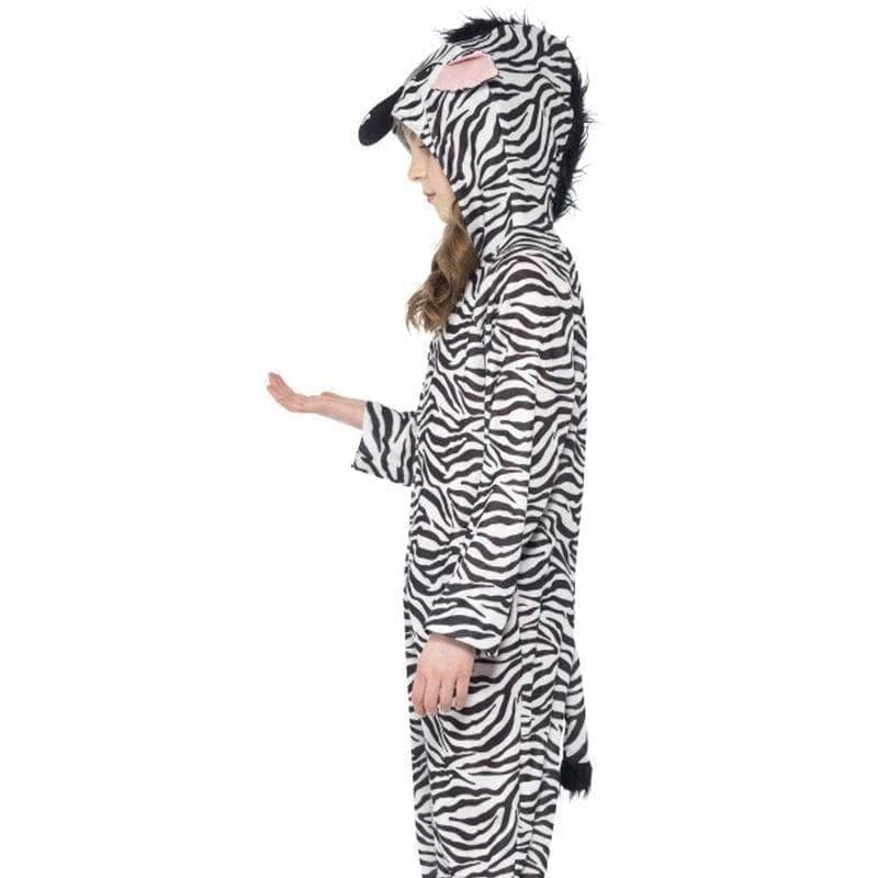 Costumes Australia Zebra Costume Kids Black White Onesie_3