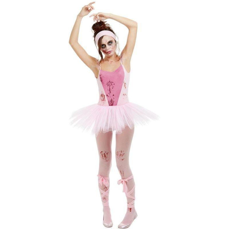 Costumes Australia Zombie Ballerina Costume Adult Pink_1