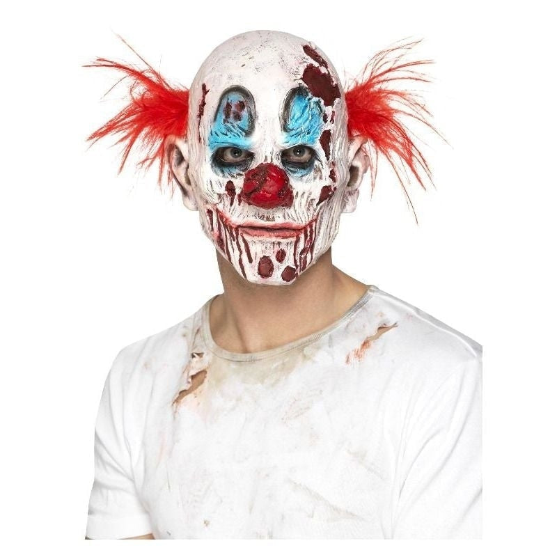 Costumes Australia Size Chart Zombie Clown Mask Foam Latex Adult White Red