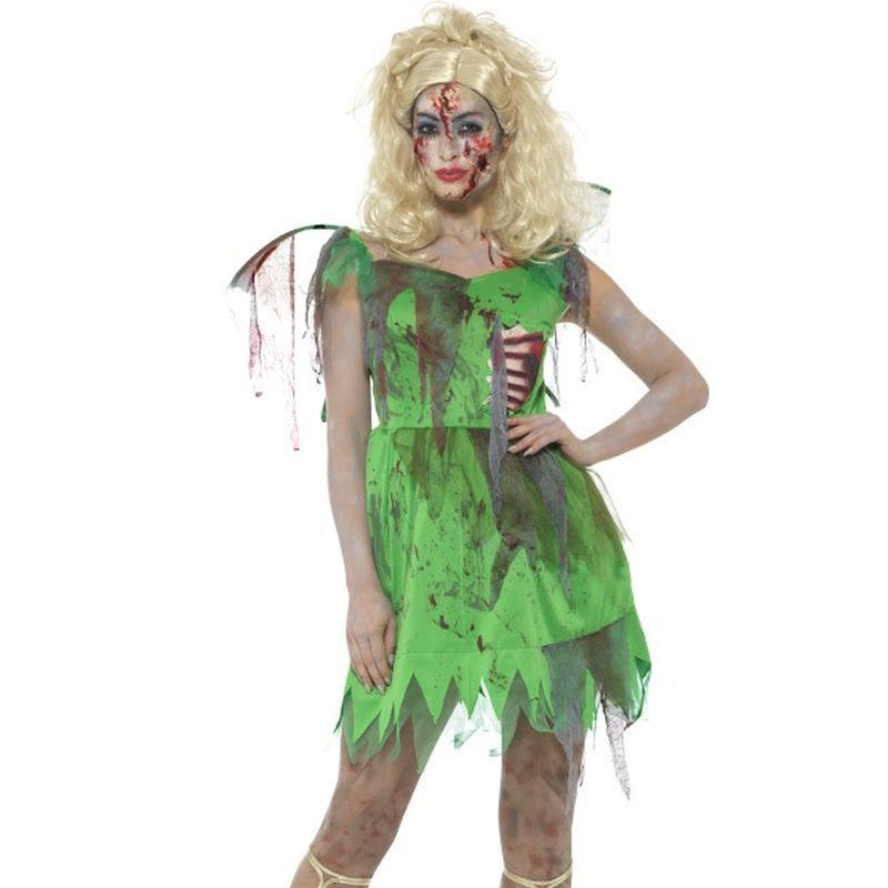 Costumes Australia Zombie Fairy Costume Adult Green_1