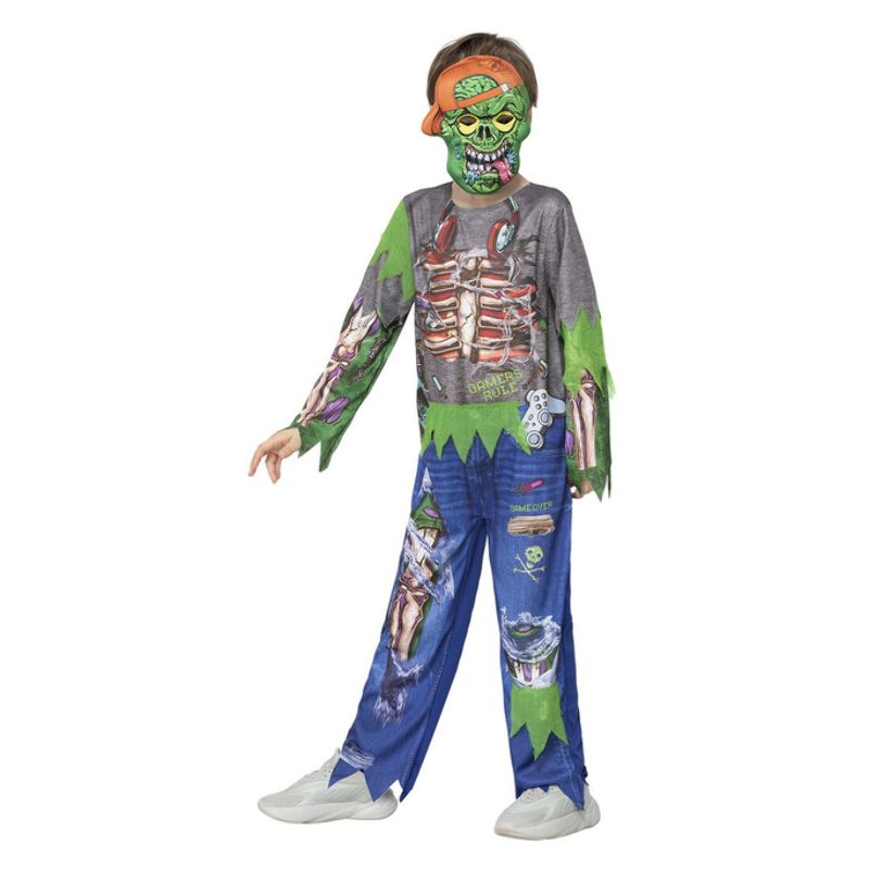 Costumes Australia Zombie Gamer Costume Child Multi_3