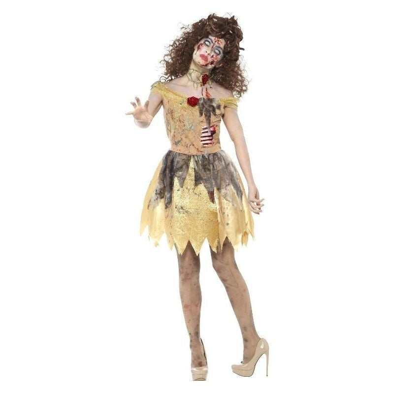 Costumes Australia Zombie Golden Beauty Fairytale Costume Womens Yellow_2