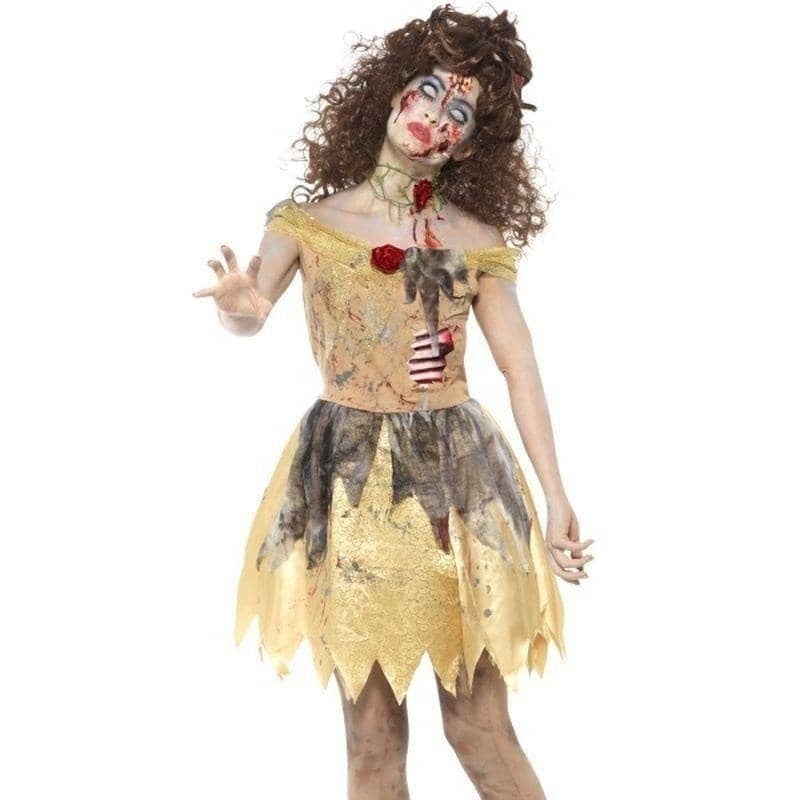 Costumes Australia Zombie Golden Beauty Fairytale Costume Womens Yellow_1