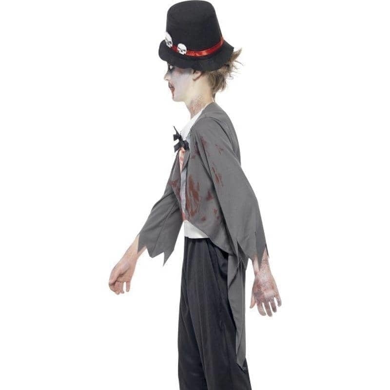 Costumes Australia Zombie Groom Costume Kids Black_3