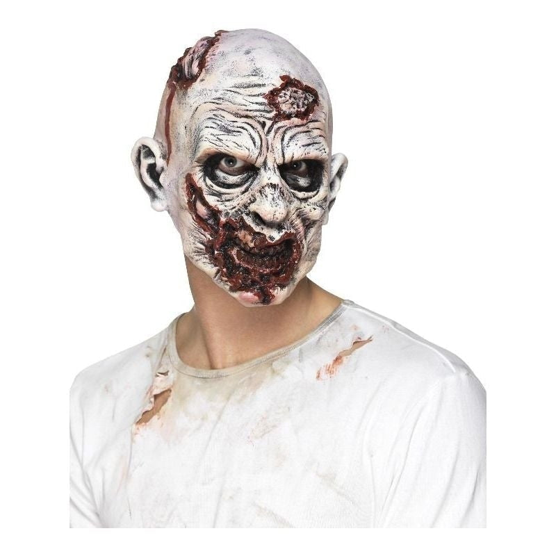 Costumes Australia Size Chart Zombie Overhead Mask Foam Latex Adult White Red