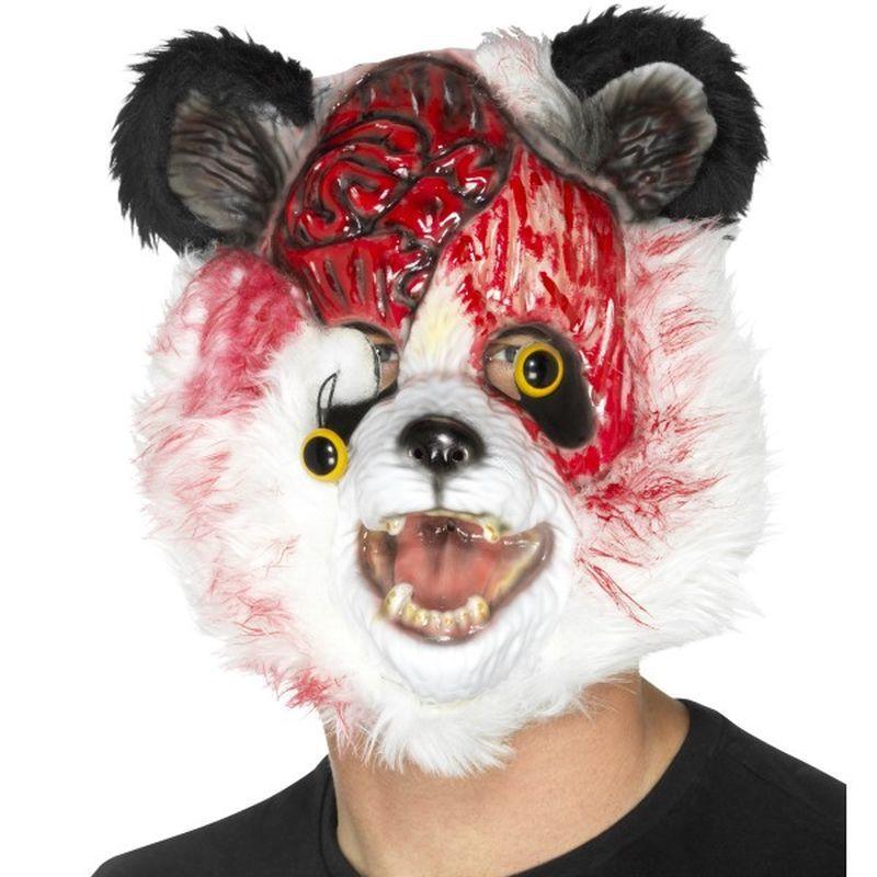 Costumes Australia Zombie Panda Mask Adult Black White_1