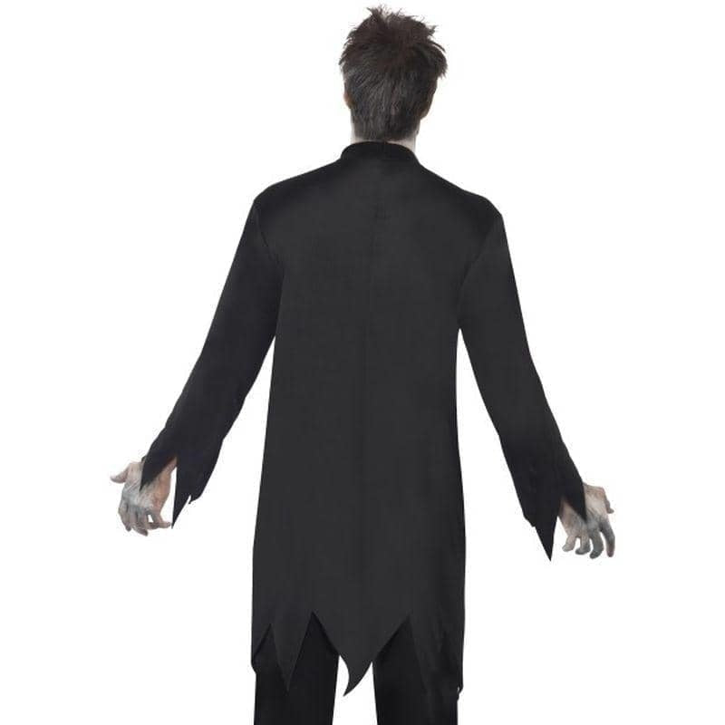 Costumes Australia Zombie Priest Costume Adult Black White_2