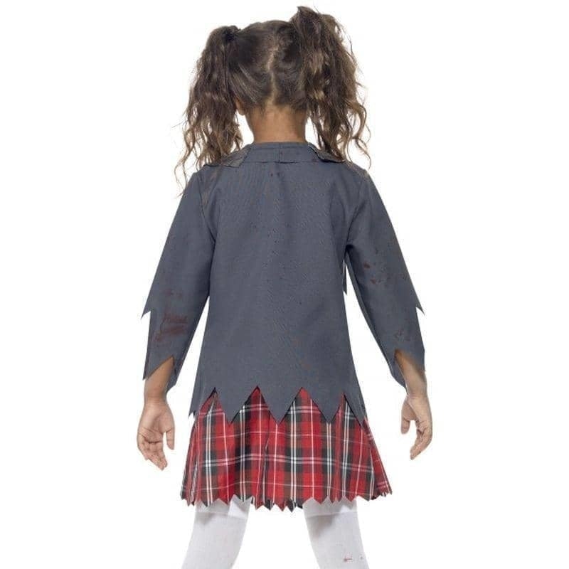 Costumes Australia Zombie School Girl Costume Kids Grey_2