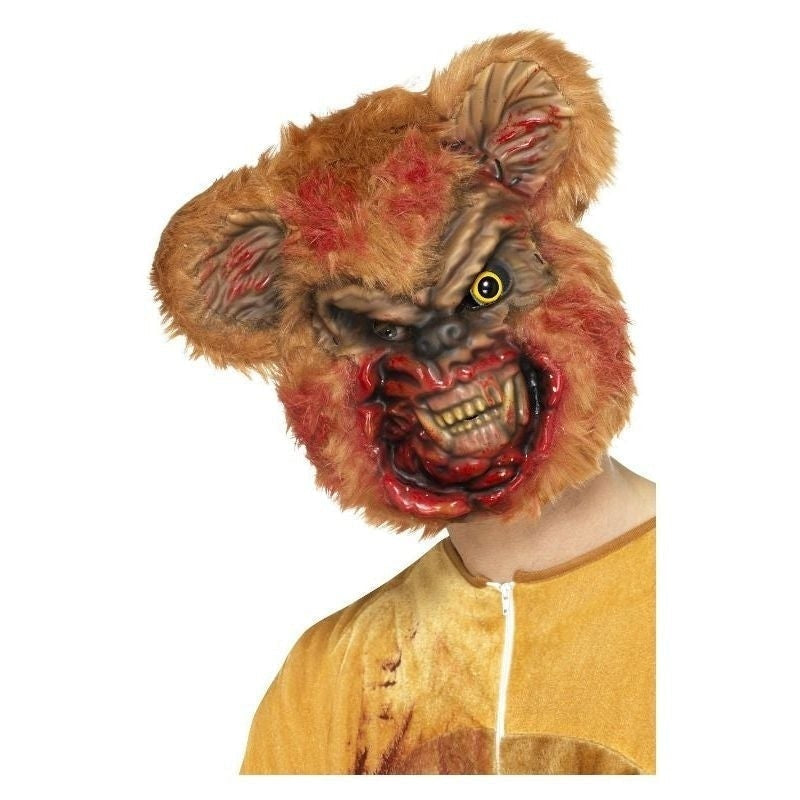 Costumes Australia Size Chart Zombie Teddy Bear Mask Adult Brown Bloody