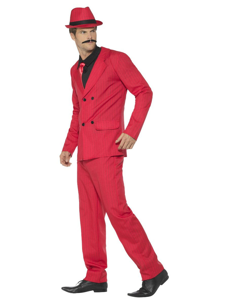 Costumes Australia Zoot Suit Adult Mens Red Gangster Costume_2