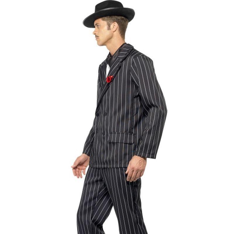 Costumes Australia Zoot Suit Costume Adult Black White Pinstripe Gangster_3