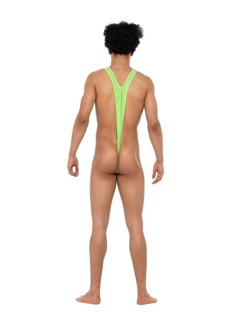 Costumes Australia Size Chart Borat Mankini Adult Lime Green Costume Swimsuit