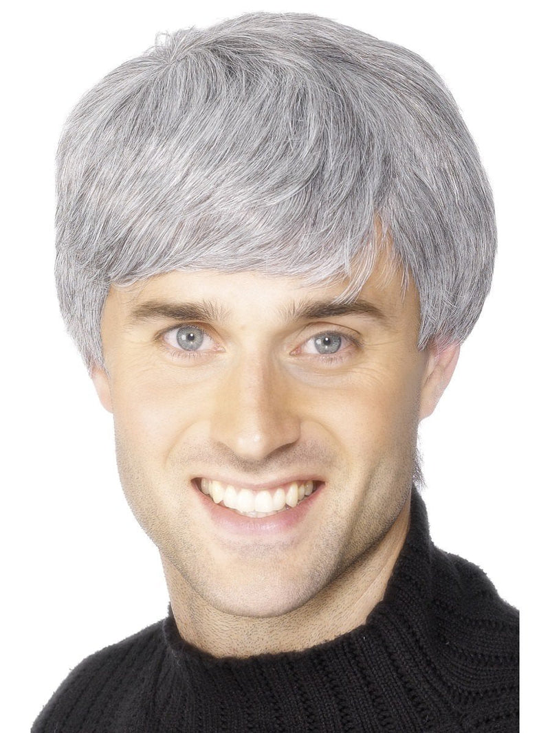 Corporate Wig Adult Grey Short Hair