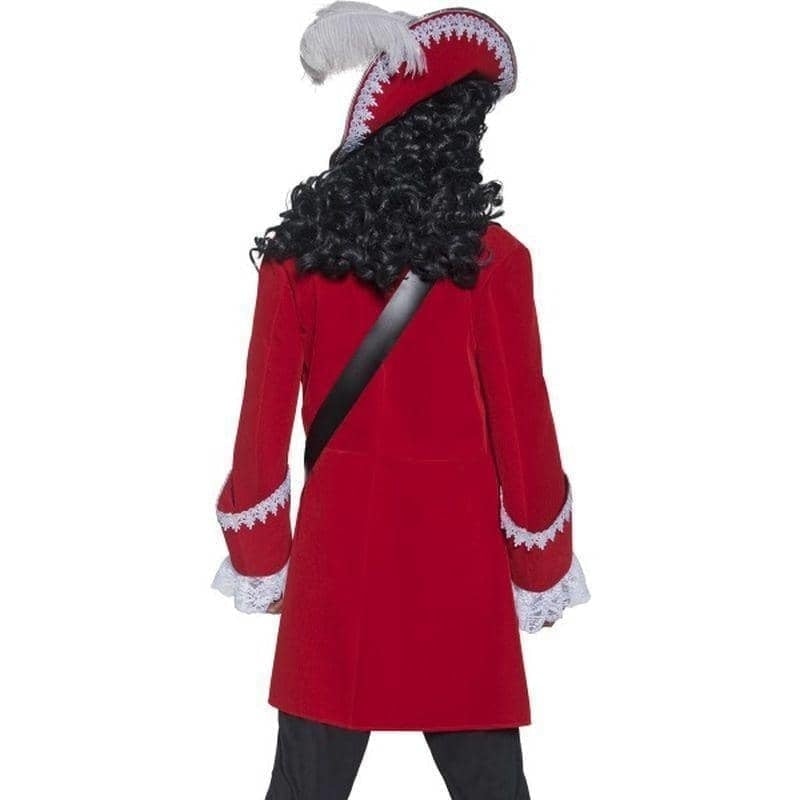 Pirate Captain Hook Costume Adult Red