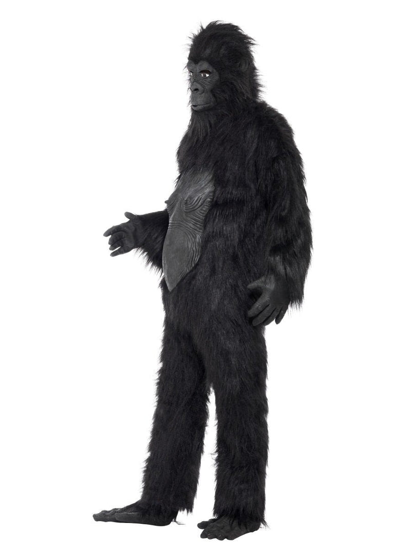 Gorilla Costume Adult Deluxe Black Bodysuit