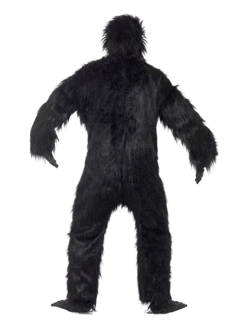 Gorilla Costume Adult Deluxe Black Bodysuit