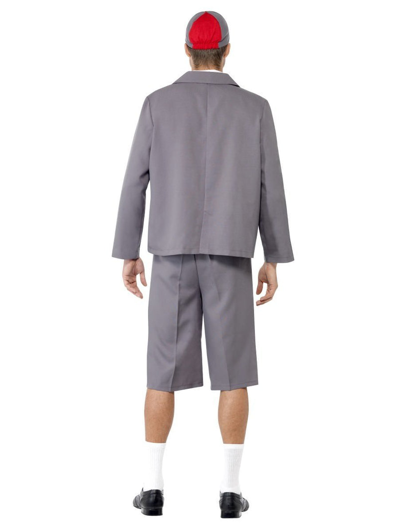 Schoolboy Costume Adult Grey School Uniform