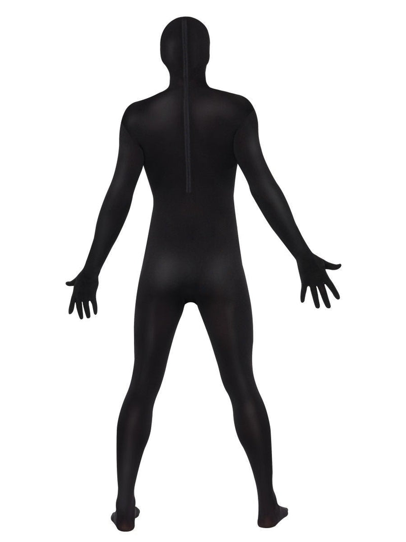 Second Skin Suit Adult Black Morph Party Jumpsuit