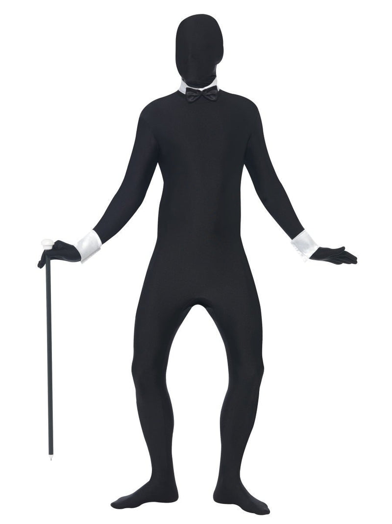 Second Skin Suit Adult Black Morph Party Jumpsuit