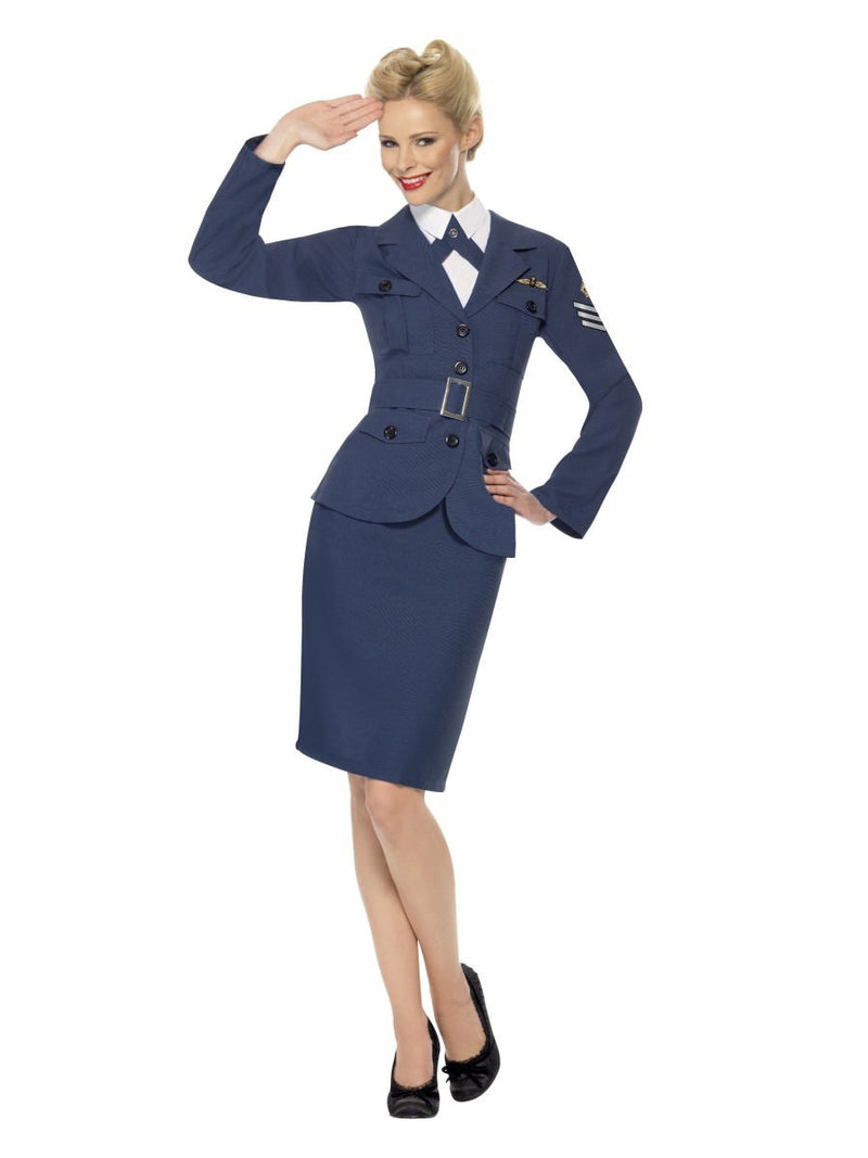 WW2 Air Force Female Captain Adult Blue Suit