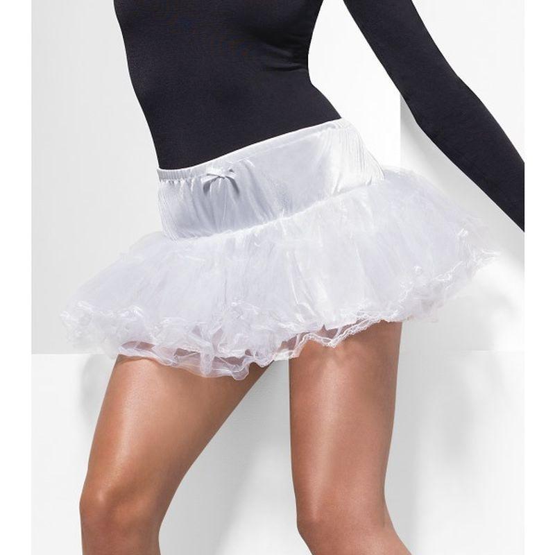 Tulle Petticoat Adult White Womens -1