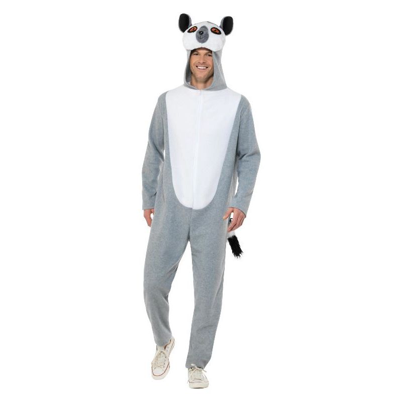 Lemur Costume Adult Grey