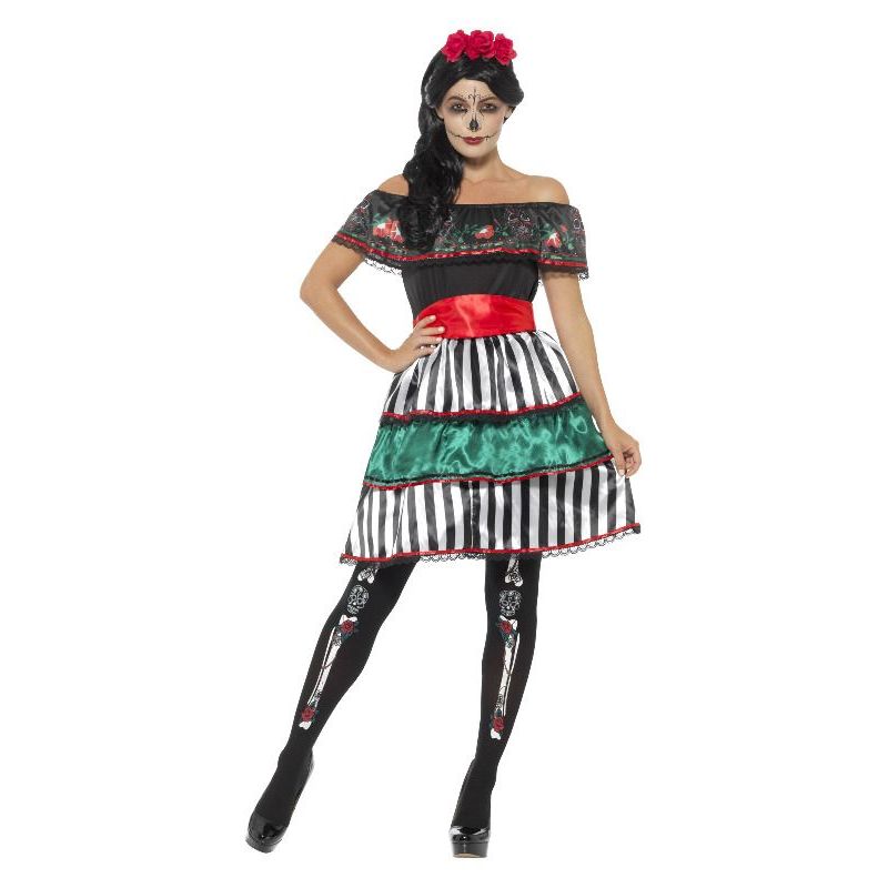 Day Of The Dead Senorita Doll Costume Adult