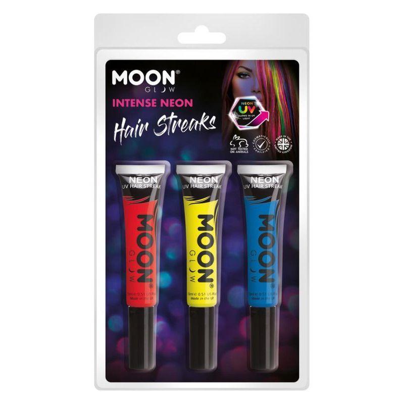 Moon Glow Intense Neon UV Hair Streaks M36596 Costume Make Up